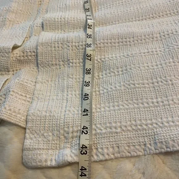 Premium Robe Collection One Size White Waffle Quick Drying monogrammed JM - Picture 2 of 6